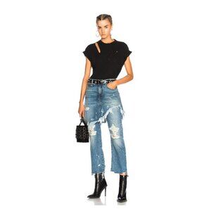 R13 Double Classic Jeans Jasper with Rips Sz 31